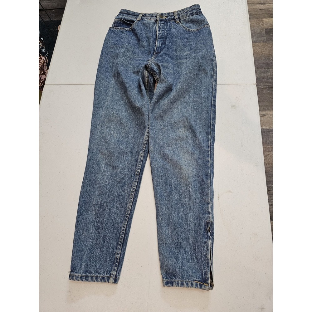 Guess Jeans Georges Marciano 29 Vintage USA Blue Denim Ankle Zip Measurements
